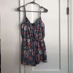Flowered romper